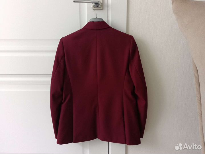 Пиджак бордовый школьный 36/146