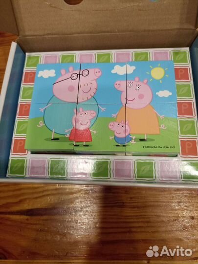 Кубики деревянные