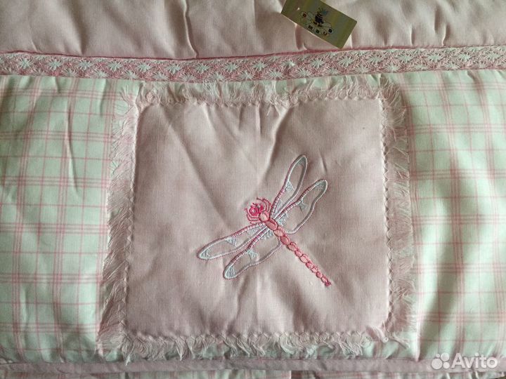 Комплект постельного белья в кроватку для новорожд