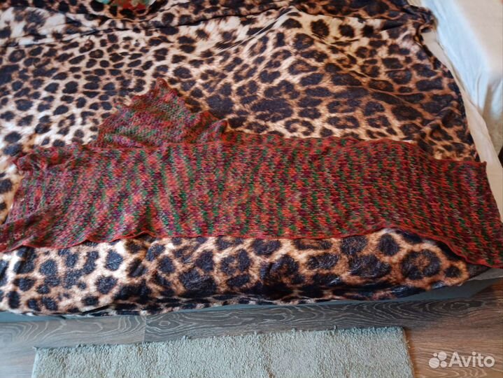 Шарф тёплый, вязаный