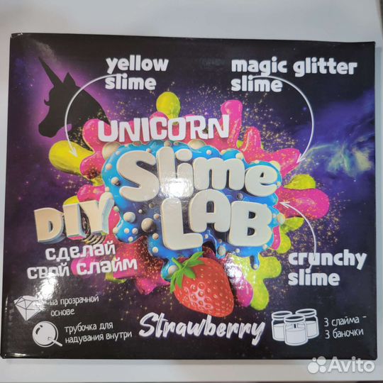 Слайм Slimе lab uniсorn