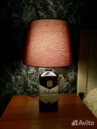 Светильник абажур из бутылки