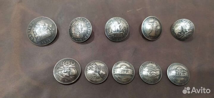 Кончо кнопки значки на винтах