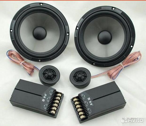 Комплект динамиков с пищалками и кроссоверами