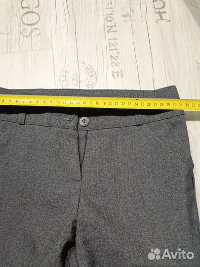 Штаны школьные для девочки 122-128 серые