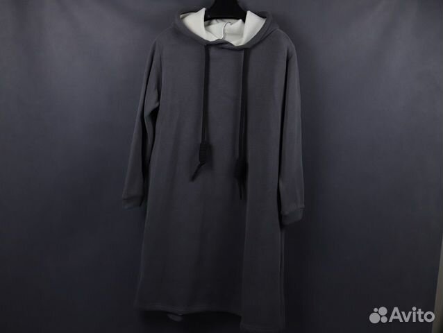 Худи женское длинное