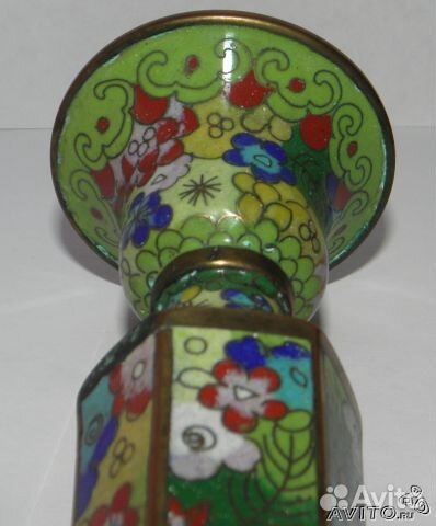Подсвечники клуазоне. Китай