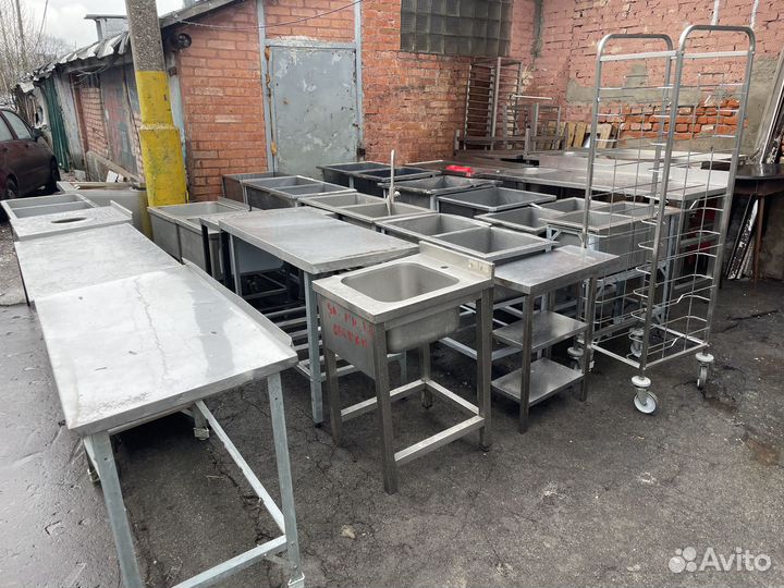Столы мойки шпильки котломойки стеллажи из нерж