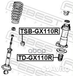 Отбойник амортизатора зад прав/лев tdgx110R