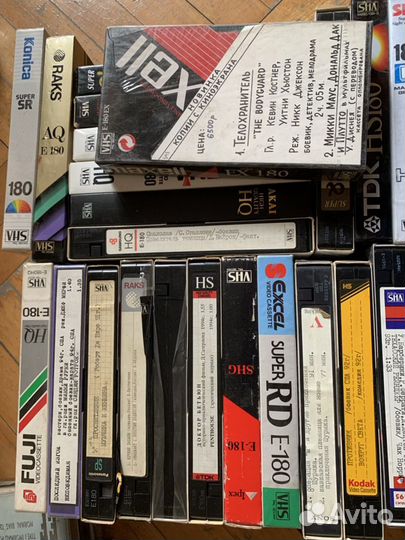 Видео Кассеты VHS с фильмами Винтаж