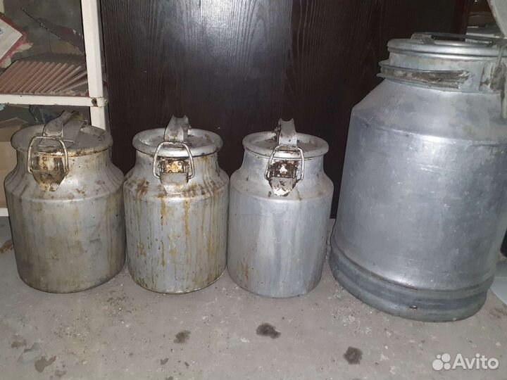 Фляга (бидон) алюминиевая бу