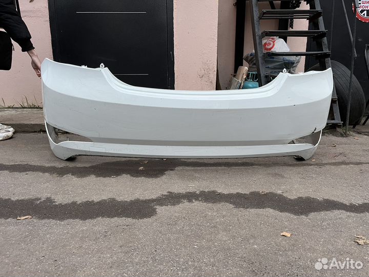 Бампер задний на hyundai solaris
