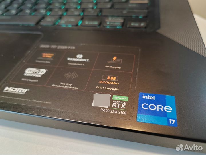 Asus i7-11370H/RTX3060/RAM16/SSD512/15.6 144mz