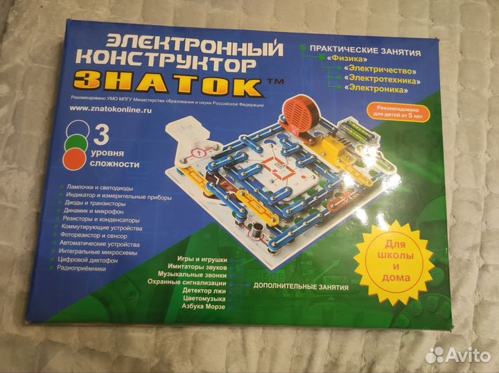 Электронный конструктор знаток тм