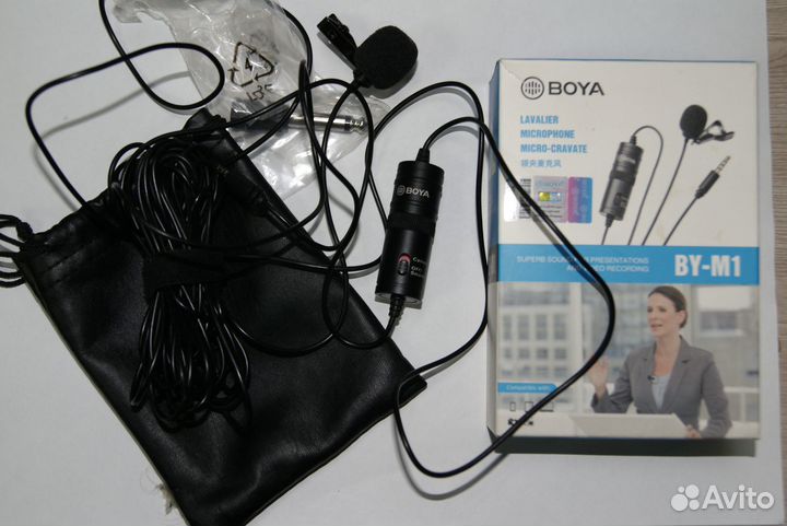 Boya BY-M1 петличный активный микрофон Новый
