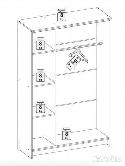 Шкаф в наличии