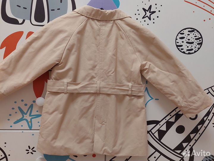 Плащ Zara детский для девочки рр 92