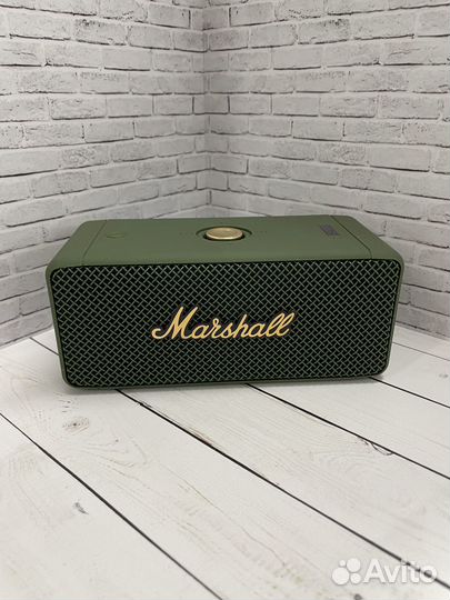 Портативная колонка Bluetooth Marshall зелёная