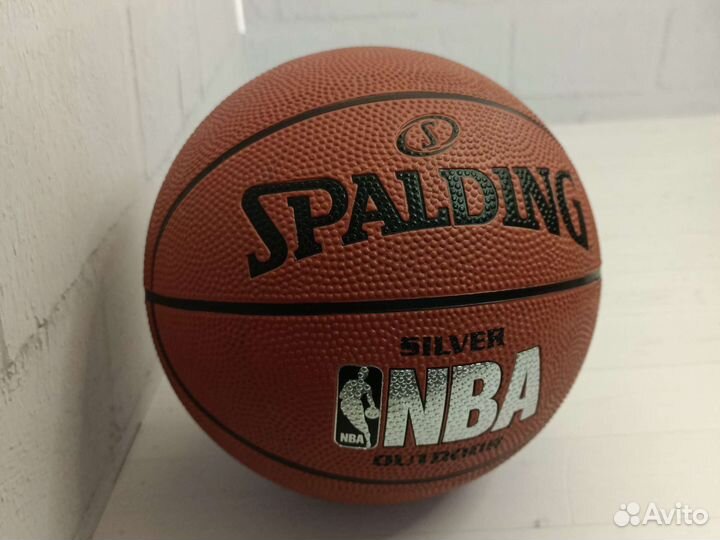 Мяч баскетбольный Spalding NBA Silver