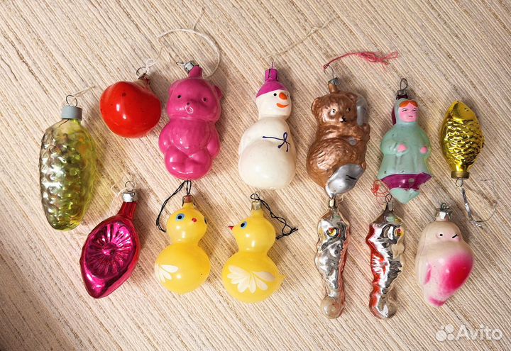 Елочные игрушки СССР
