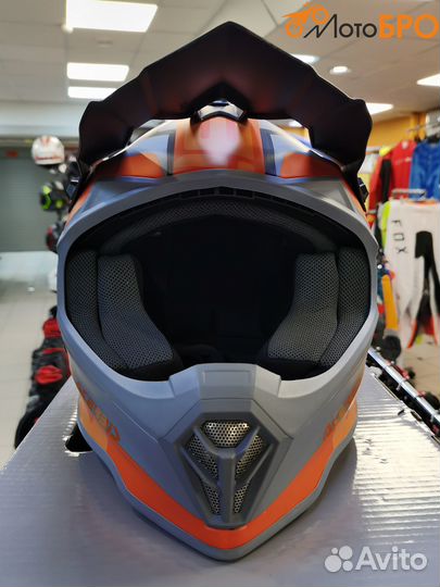 Шлем детский Acerbis impact steel junior Black/Ora