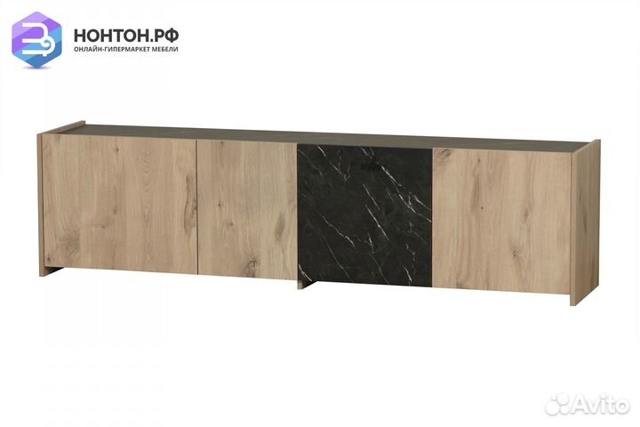 Тв-тумба Адажио 56.01 небула / мрамор черный