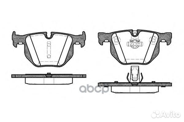 Комплект тормозных колодок дисковый тормоз 0381