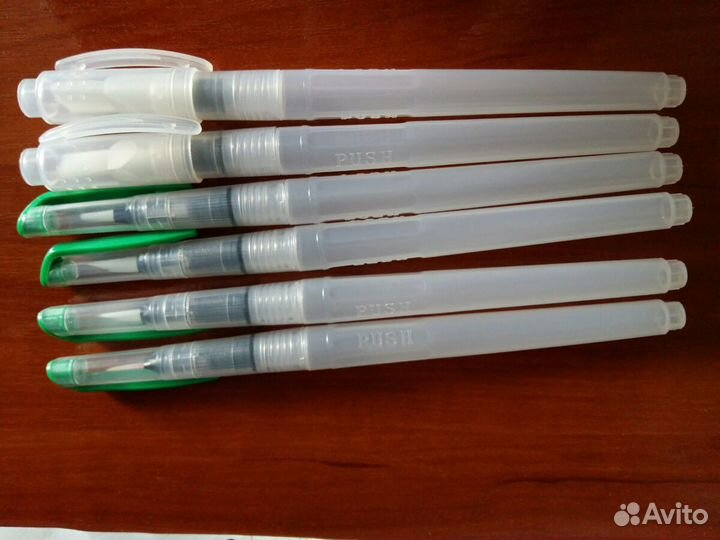 Кисти с резервуаром набор 6 шт