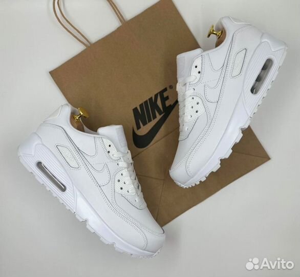 Элегантные Nike Air Max 90 Белые