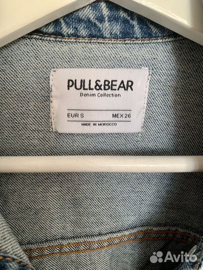 Джинсовая куртка pull and bear S