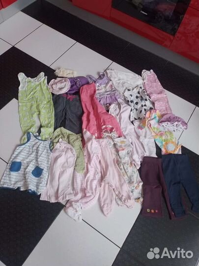 Вещи детские пакетом 0-2 года