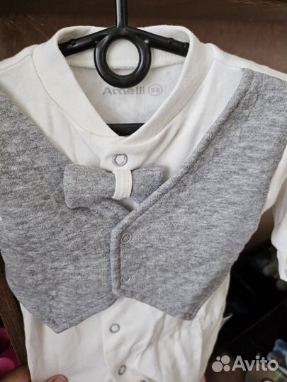 Костюм для новорожденных нарядный 56-62