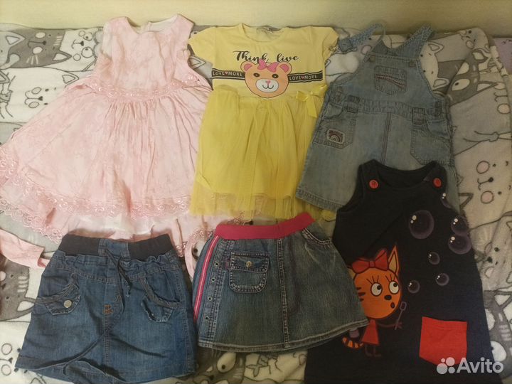 Пакет вещей на девочку 3-4 года