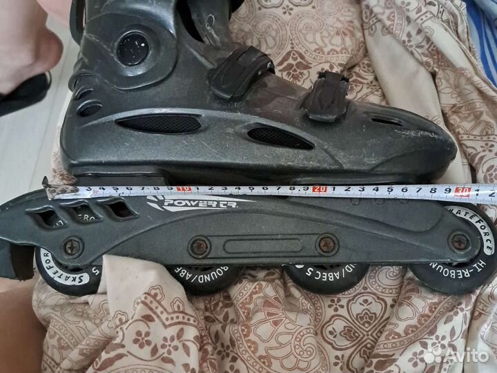 Роликовые коньки стелька 28см