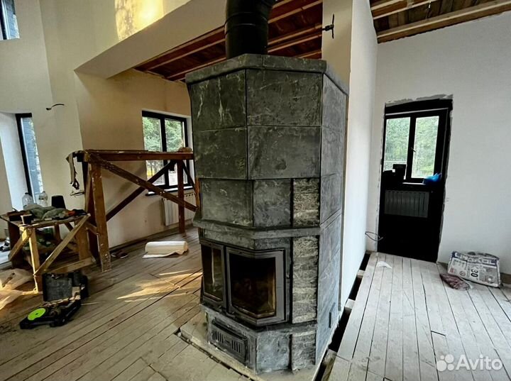 Камин талькохлорит