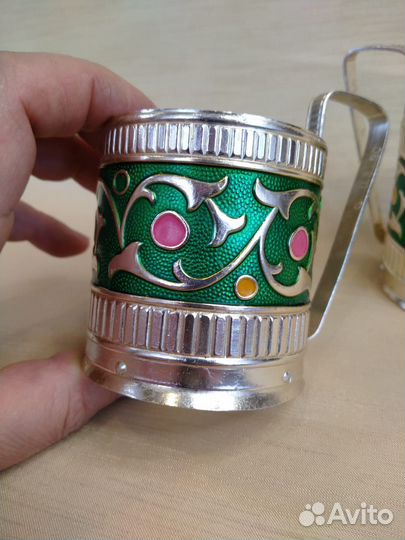 Подстаканник алюминиевый СССР