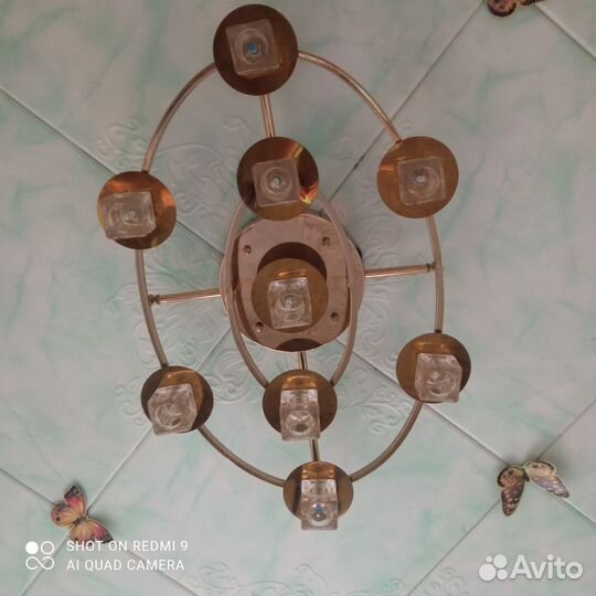 Люстра потолочная бу