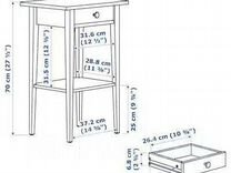 Hemnes хемнэс тумба под тв белая морилка светло коричневый