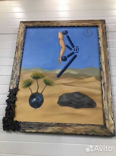 Картина маслом на холсте 1000-800 Вирус