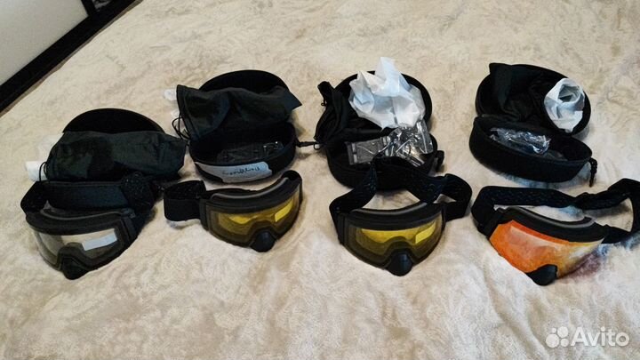 Продам снегоходные очки с подогревом комплект