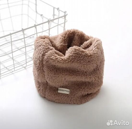 Зимний детский шарф, снуд