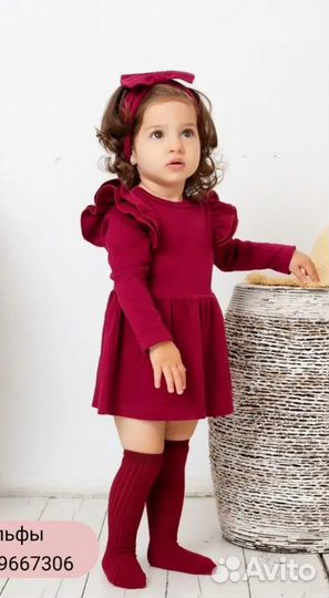 Платье боди для девочки 80 86