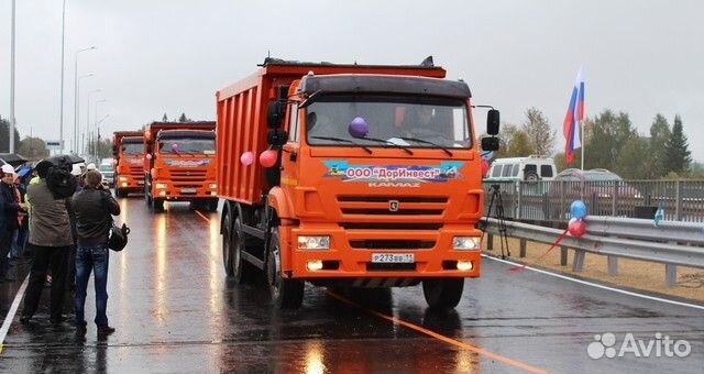 Доставка песка и щебня