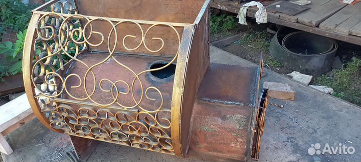 Печь для бани скамейки качели мангал