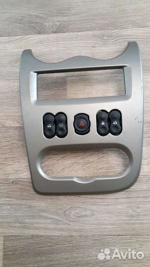 Накладка консоли Рено Логан/Сандеро до 2014г.в