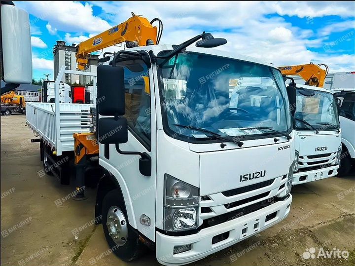 Isuzu Elf с КМУ, 2024