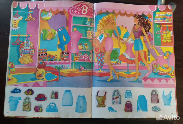 Альбом Barbie Panini 1993 г. с наклейками