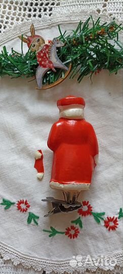 Ёлочная игрушка Дед Мороз СССР