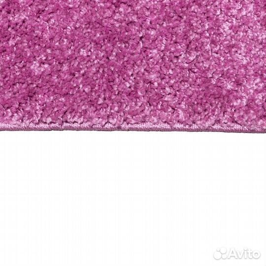 Ковёр Фризе 'Шегги', цвет сиреневый, овал 160х230