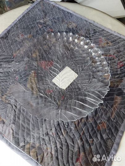 Тарелка стеклянная новая